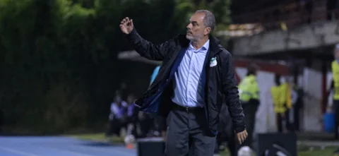 Jaime de La Pava da sus impresiones luego del partido vs. Santa Fe - VizzorImage / Juan Jose Horta