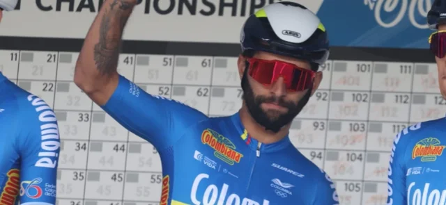 Fernando Gaviria y Fedeciclismo descartaron fractura del ciclista tras caída. / Foto: Fedeciclismo.