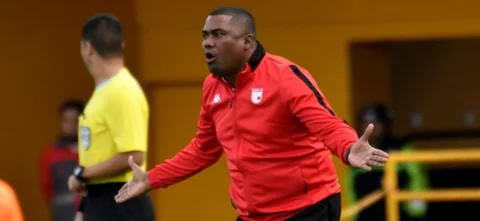 Hubert Bodhert da sus declaraciones luego de su partido ante Cali - Photo: VizzorImage / Luis Ramirez