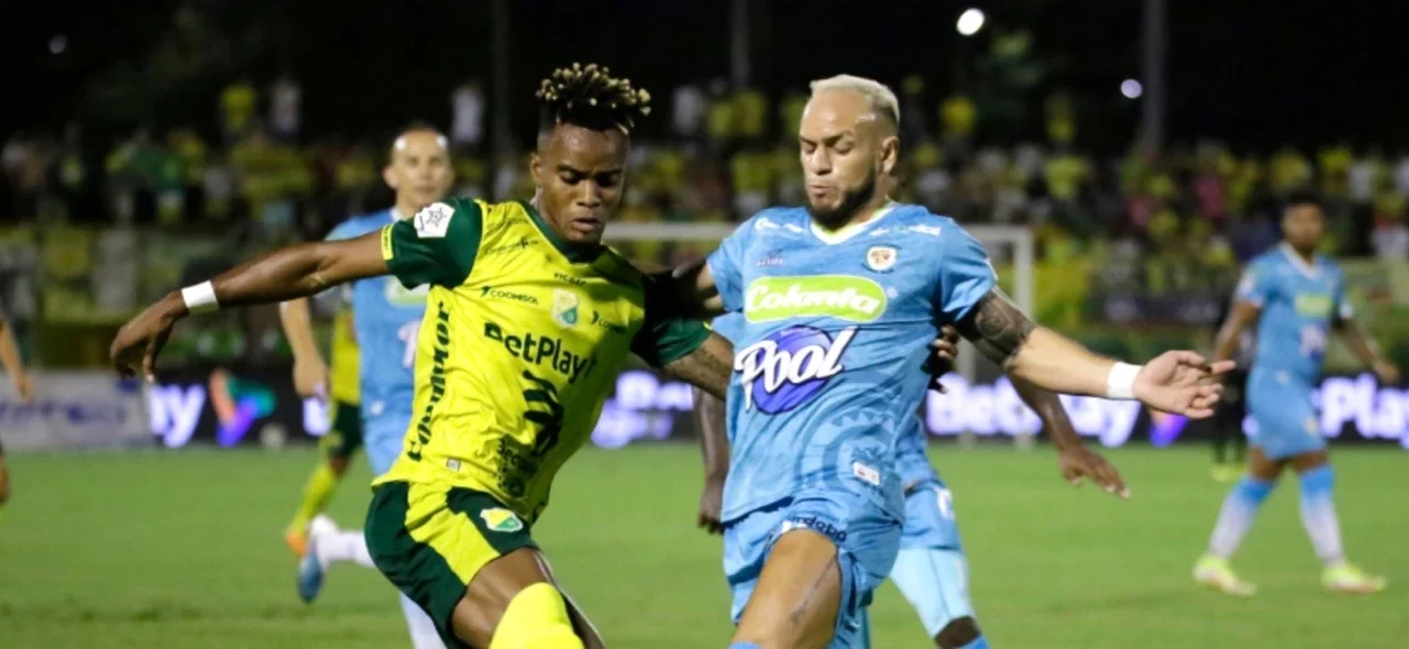 Huila y Jaguares empataron. Foto: VizzorImage / Sergio Reyes