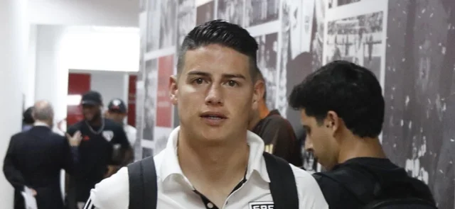 James Rodríguez. Foto: Twitter/SaoPaulo
