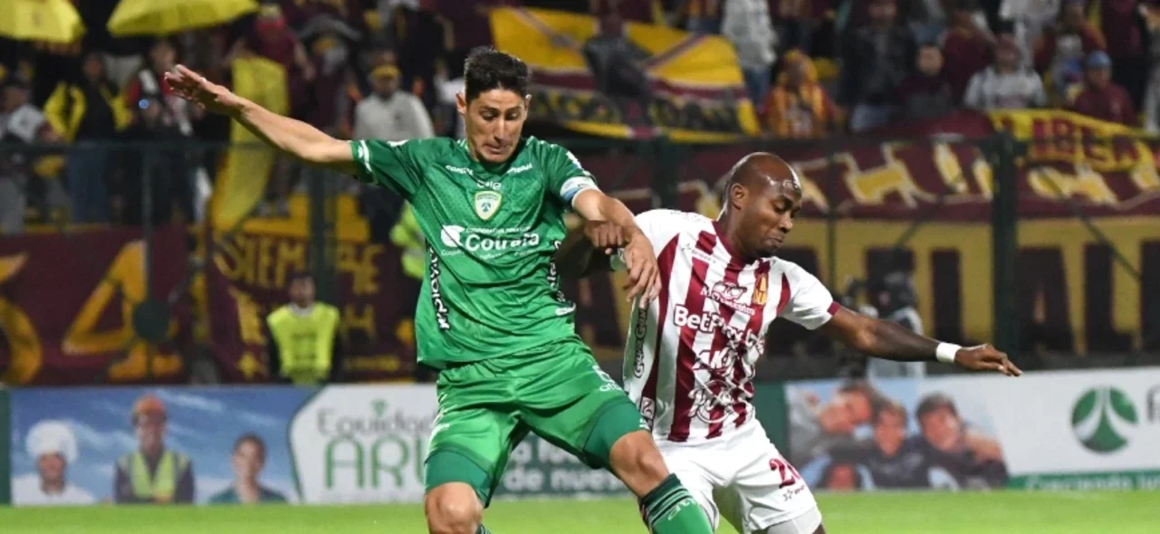 La Equidad y Deportes Tolima empataron. Foto: VizzorImage / Felipe Caicedo