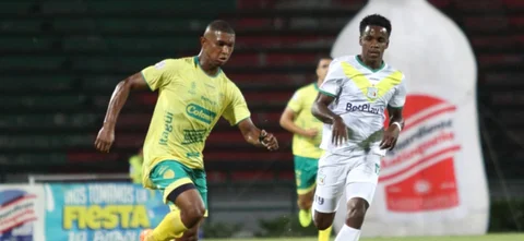 Leones y Quindío empataron. Foto: VizzorImage / Paulina Betancur