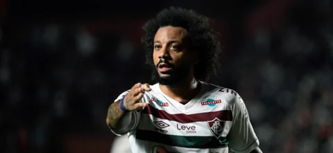 Conmebol desestimó reducir sanción a Marcelo. / Foto: AFP.