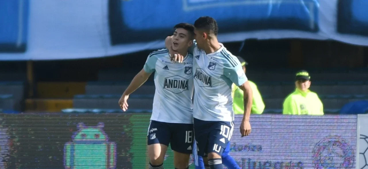 Millonarios derrotó a Nacional. Foto: VizzorImage / Luis Ramirez