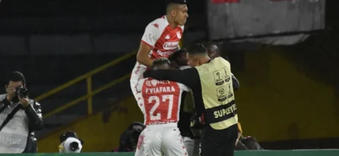 Triunfo de Santa Fe 1-0 sobre Medellín - VizzorImage / Luis Ramirez