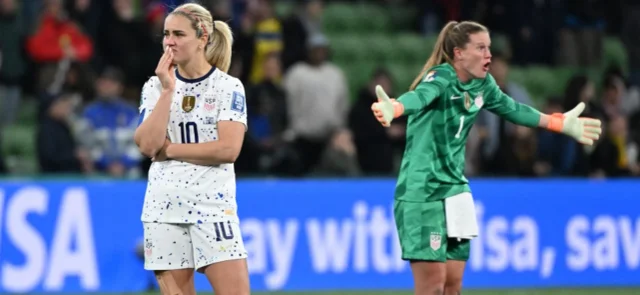 Suecia eliminó por penales (5-4) a Estados Unidos en el Mundial. / Foto: AFP.