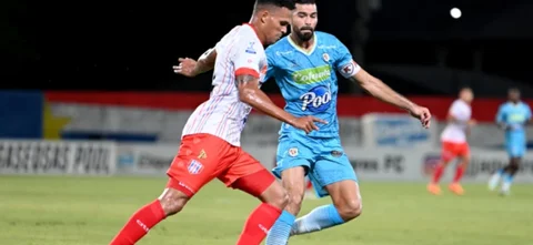 Triunfo de Unión Magdalena sobre Jaguares - VizzorImage / Andres Lopez