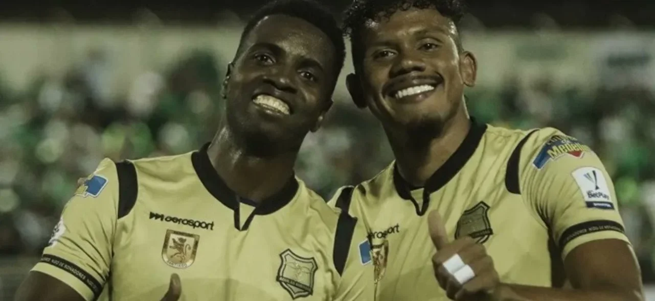 Jeison Quiñones anotó el segundo gol para Águilas - Twitter @AguilasDoradas