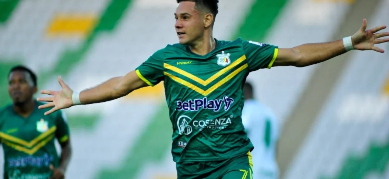 Ariel Bonifacio Roa - Delantero de Quindío - VizzorImage / Ricardo Vejarano