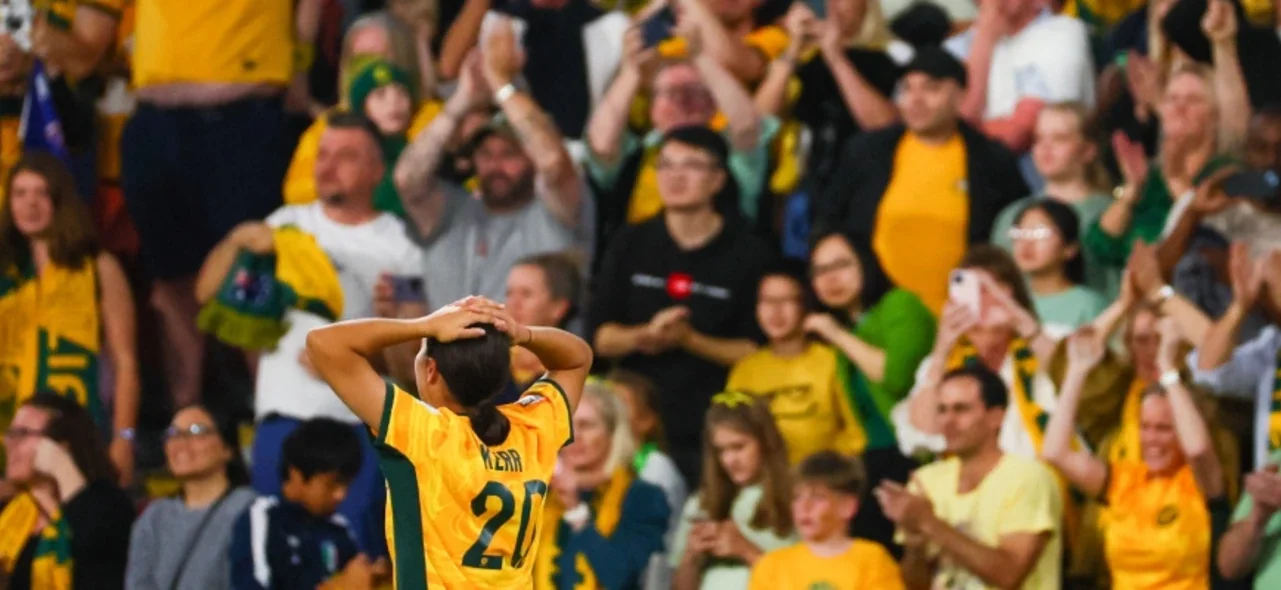 Australia Femenina se clasificó por primera vez a una semifinal de un Mundial - AFP