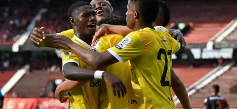 Barranquilla se veía sorprendido con un ataque feroz de Quindío - VizzorImage / Juan Pablo Bayona