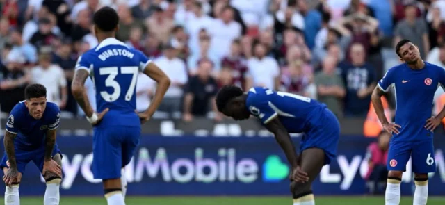 Chelsea cayó ante West Ham / AFP