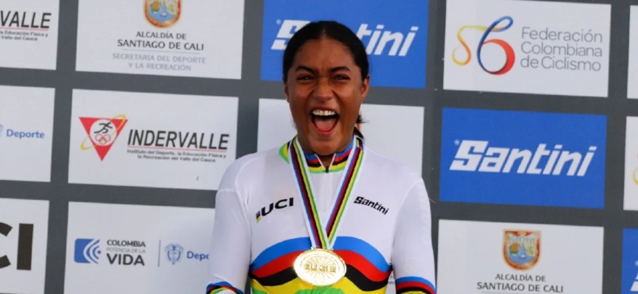 Colombia terminó en el tercer lugar del podio. / Foto: Carlos Cruz - Fedeciclismo