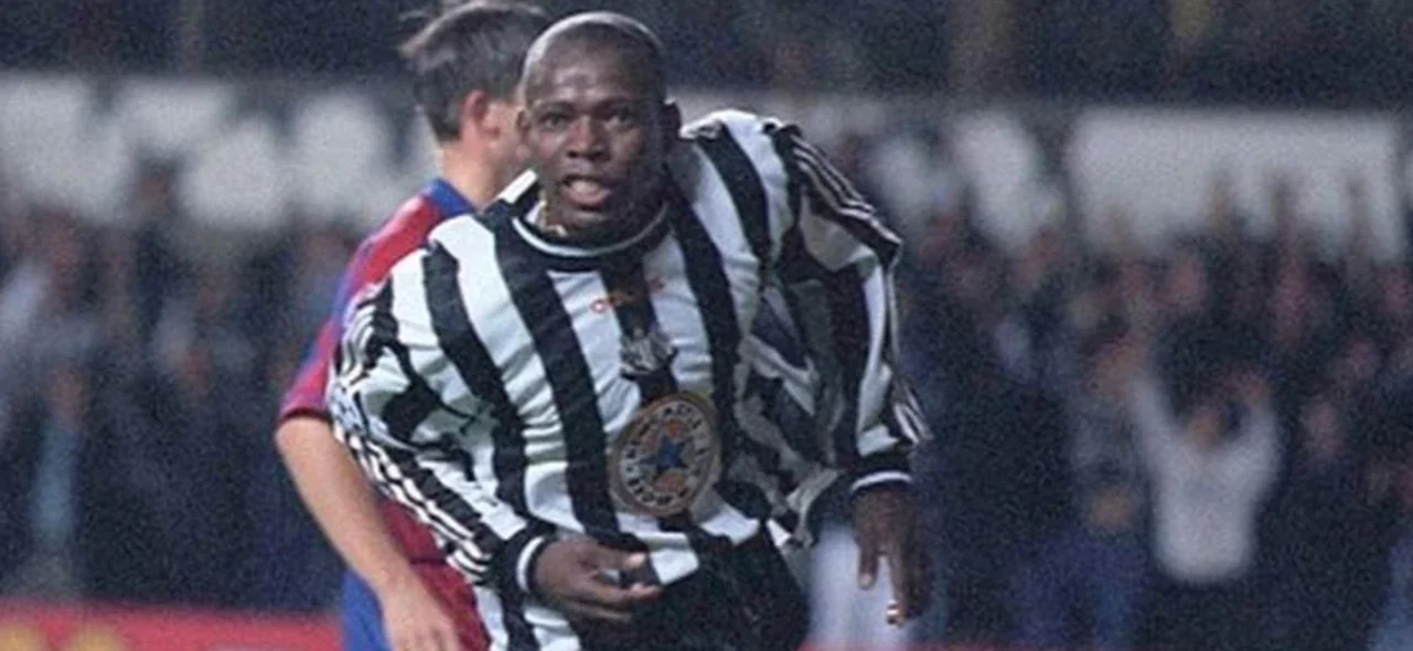 Faustino Asprilla - Delantero de Newcastle United - AFP