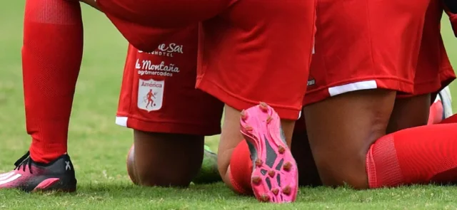 Futbolistas del plantel profesional de América de Cali - VizzorImage / Nelson Rios