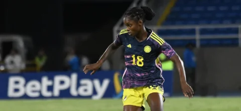 Linda Caicedo con el mejor gol del Mundial Femenino. / Foto: Vizzorimage.