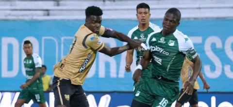 Marco Pérez puso el único gol del compromiso contra Cali - VizzorImage / Juan Horta