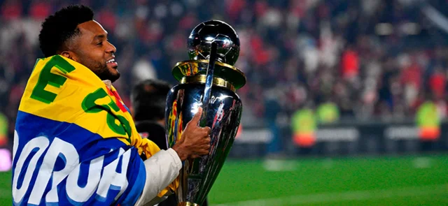 Miguel Ángel Borja - Delantero de River Plate - AFP