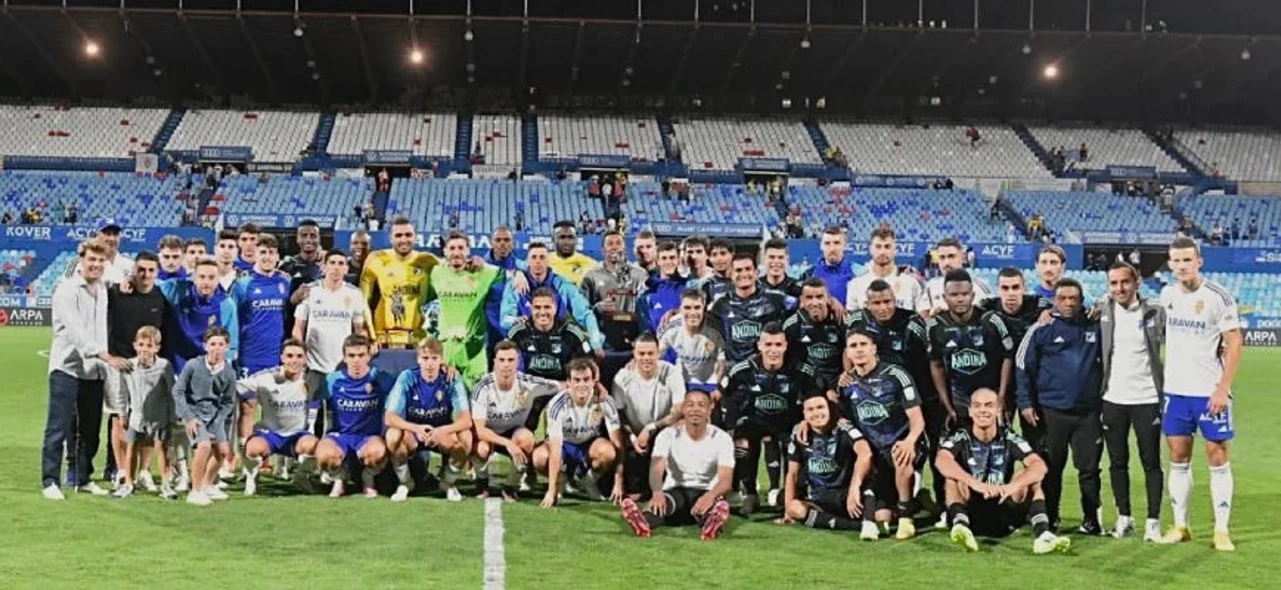 Millonarios venció a Real Zaragoza / Foto Millonarios
