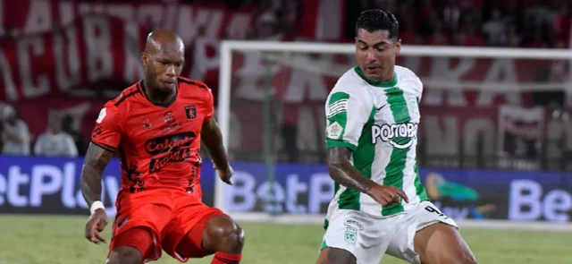 Nacional tiene ventaja de 3-1 contra América en los octavos de final de la Copa BetPlay. / Foto: Vizzorimage.