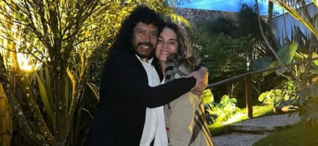 René Higuita junto a su pareja sentimental, Magnolia Echeverry - Instagram: @higuitarene1