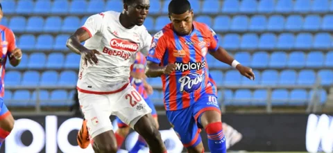 Empate 2-2 entre Unión Magdalena y Santa Fe -VizzorImage / Miguel Vermeire