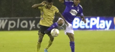 Millonarios visita a Águilas Doradas en la fecha 9. / Foto: VizzorImage -Andrés Álvarez