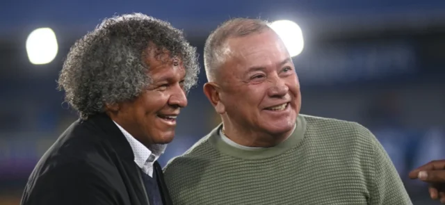 Alberto Gamero y Alberto Suárez - Foto: VizzorImage/ Samuel Norato