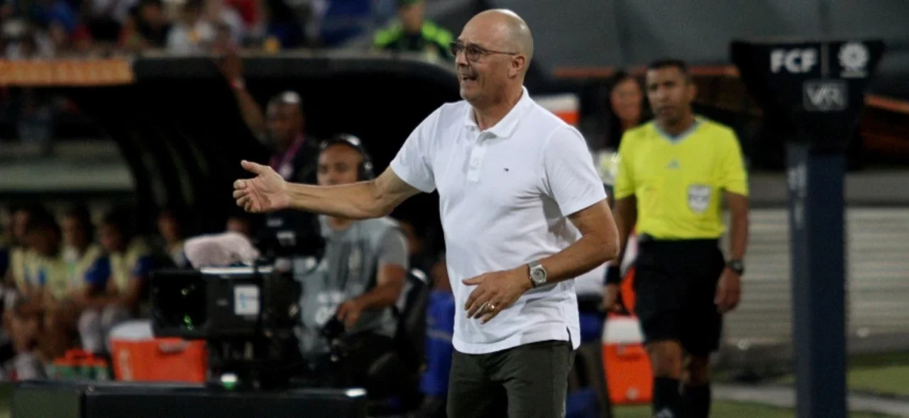 Alfredo Arias da sus impresiones luego del partido con Jaguares - VizzorImage / Paulina Betancur