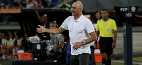 Alfredo Arias da sus impresiones luego del partido con Jaguares - VizzorImage / Paulina Betancur