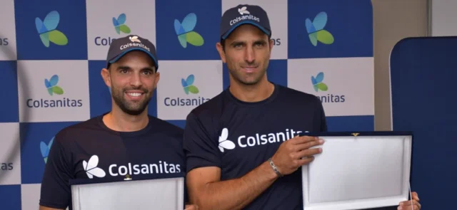Cabal y Farah en el ATP Challenger 125 en Bogotá. / Foto: Colsanitas.