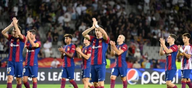 Barcelona ganó en la Champions. Foto: AFP