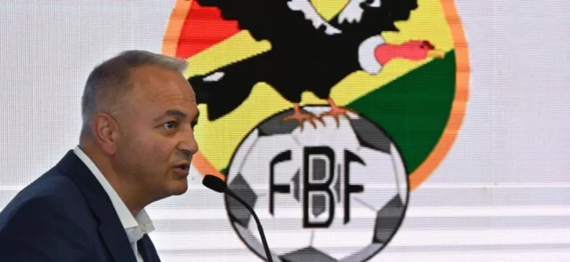 Presidente de la Federación Boliviana de Fútbol. Foto: AFP