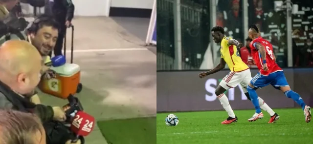 Colombia ante Chile - Foto: FCF Y Redgol