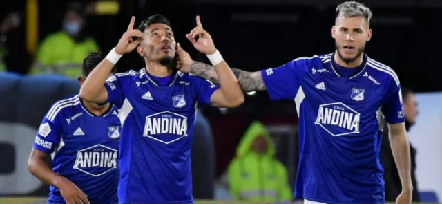 Juan Pablo Vargas en Millonarios - Foto: VizzorImage/ Gabriel Aponte