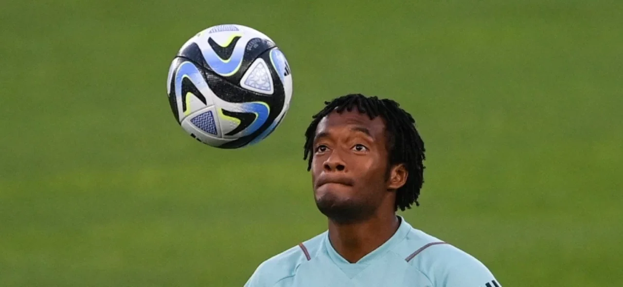 Juan Cuadrado. Foto: AFP