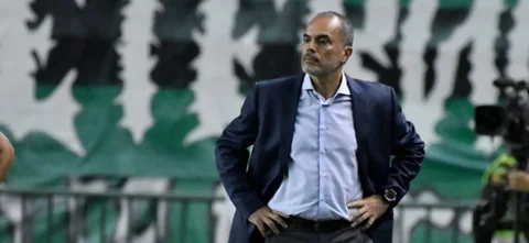 Jaime de la Pava, técnico del Cali -VizzorImage / Gabriel Aponte