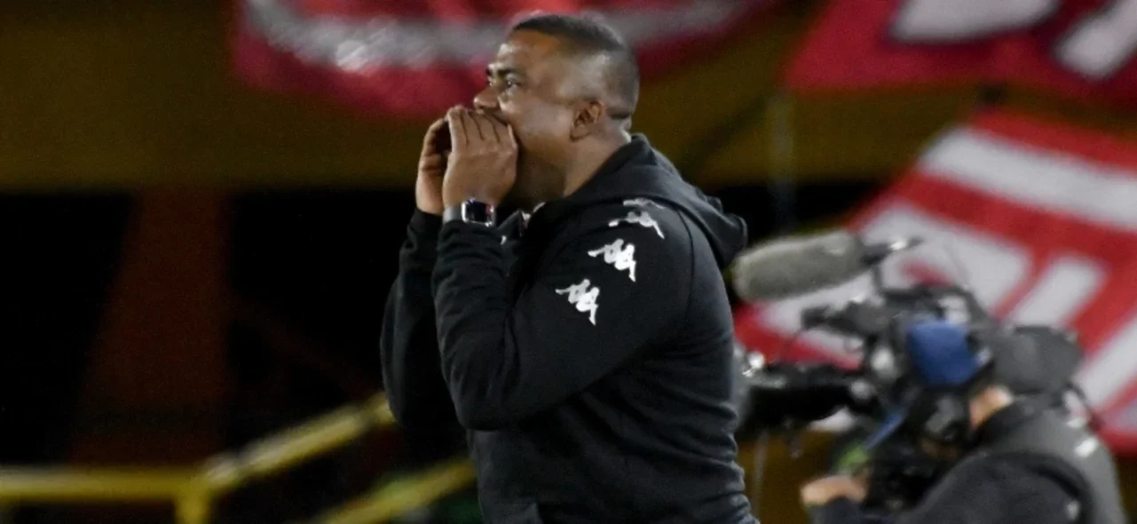 Hubert Bodhert, tecnico de Independiente Santa Fe - VizzorImage / Luis Ramirez