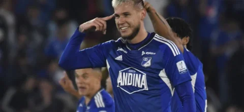 Juan Pablo Vargas marcó su primer gol en liga - VizzorImage / Luis Ramirez