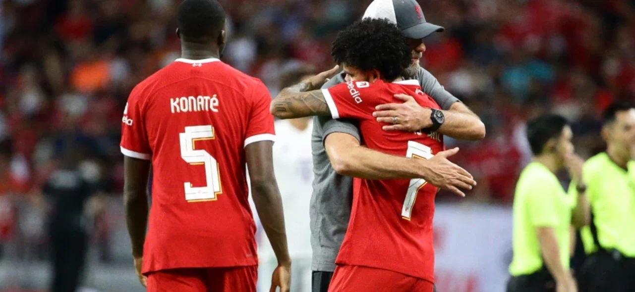 Luis Díaz y Jurgen Klopp - Foto: AFP