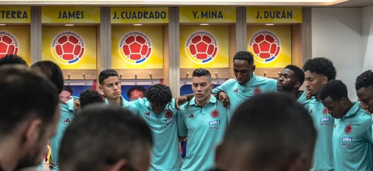 Yerry Mina en la selección Colombia - Foto - FCF