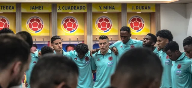 Yerry Mina en la selección Colombia - Foto - FCF