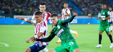 Junior y Nacional empataron. Foto: VizzorImage / Jesus Rico