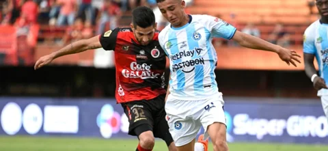 Hernán Pertuz y Juan Rueda anotaron los goles del partido - VizzorImage / Juan Pablo Bayona