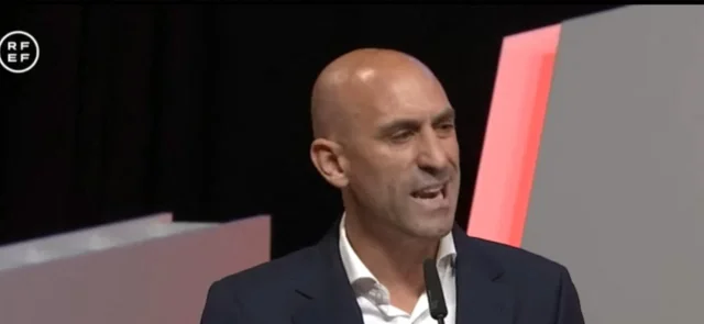 Luis Rubiales. Foto: AFP