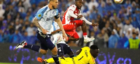 Jader Valencia marcó el segundo para Millonarios al 76' - VizzorImage / Andres Rot