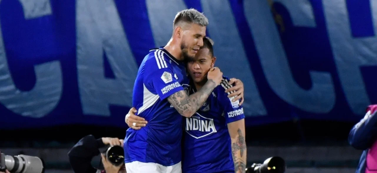 Juan Pablo Vargas y Leonardo Castro - Foto - VizzorImage/ Gabriel Aponte