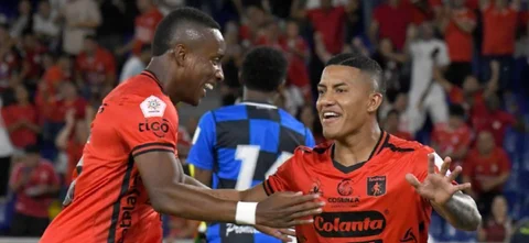 América de Cali se despachó ante Boyacá Chicó | Foto: VizzorImage / Oswaldo Paez