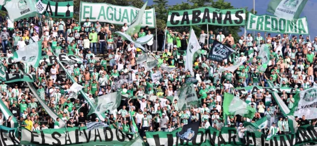 Barras de Atlético Nacional en el estadio Atanasio Girardot - VizzorImage / Luis Benavides
